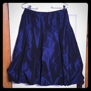 NWT Talbots iridescent blue  party skirt